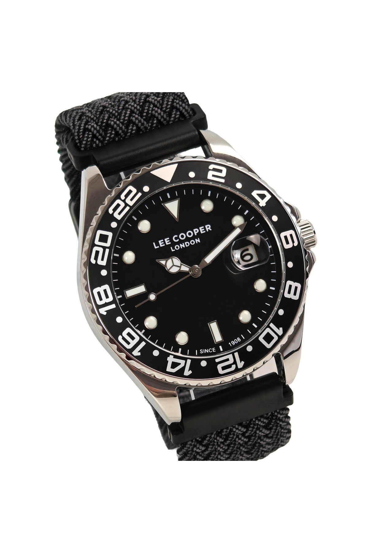 Чоловічий годинник  Lee Cooper Daytona Vibe Black, 2 ремінці