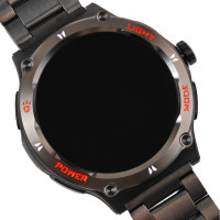 Смарт годинник  Smart Advanture Steel Black з компасом, 2 ремінці