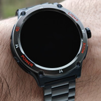 Смарт годинник  Smart Advanture Steel Black з компасом, 2 ремінці