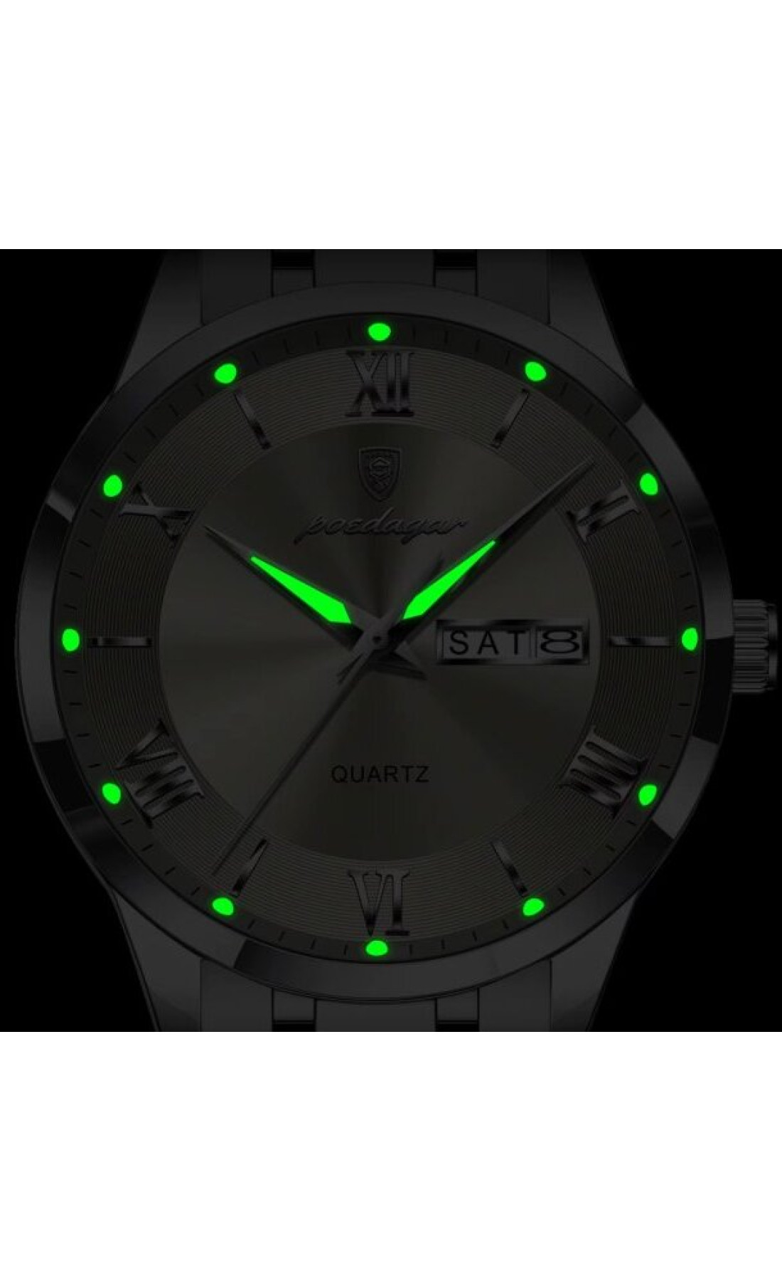 Чоловічий годинник  Poedagar Berlin Nylon Creamy, 2 ремінці