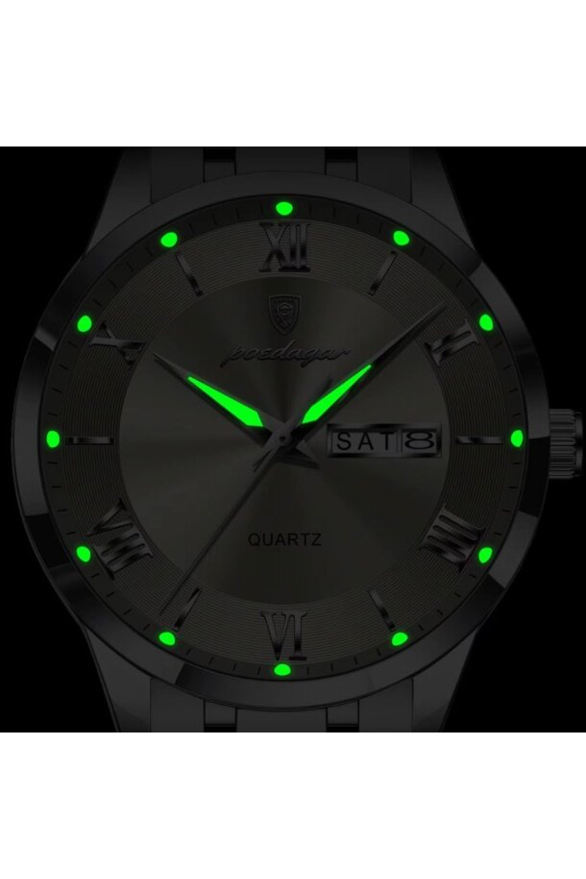 Чоловічий годинник  Poedagar Berlin Nylon Creamy, 2 ремінці