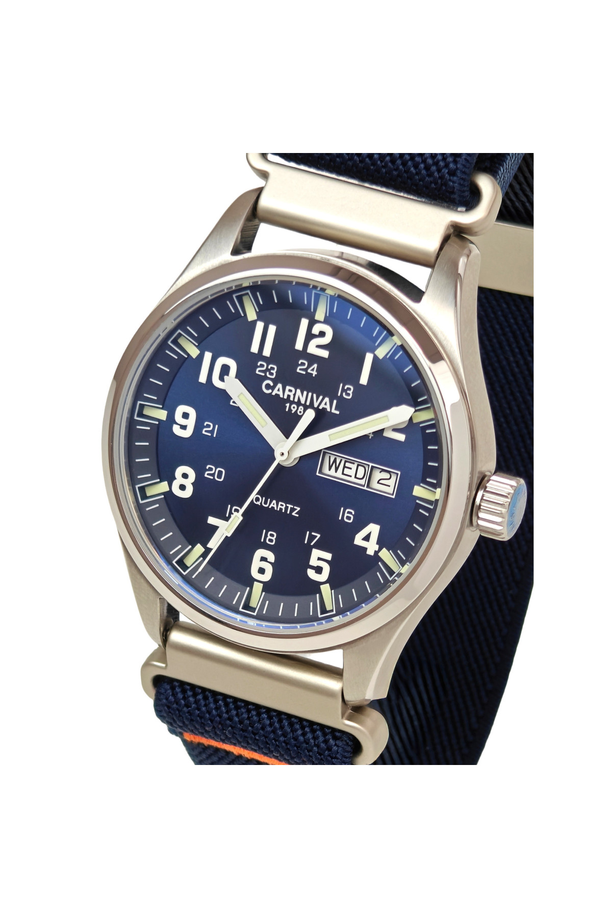 Чоловічий годинник  Carnival Millenium Indigo Blue, 2 ремінці