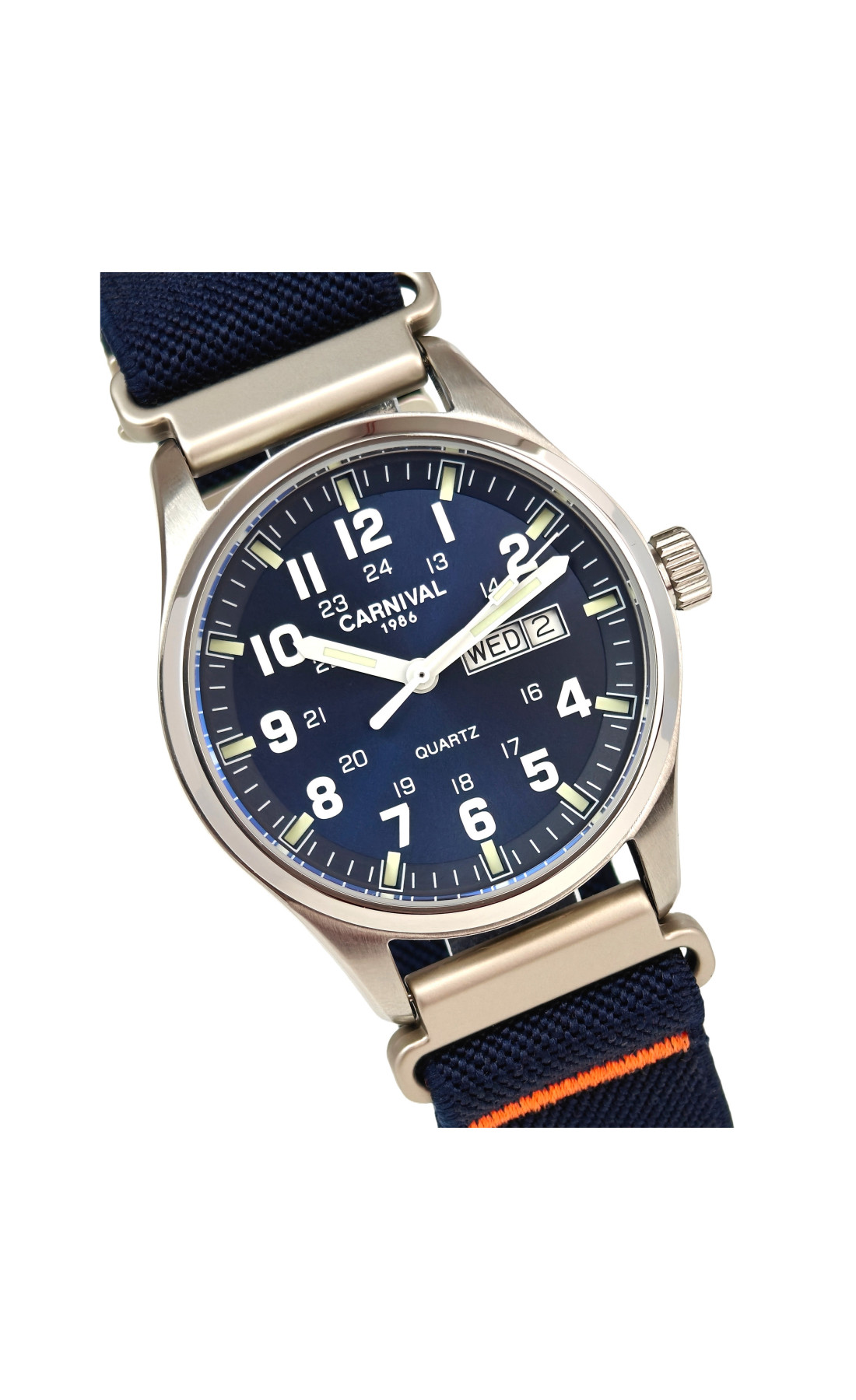 Чоловічий годинник  Carnival Millenium Indigo Blue, 2 ремінці