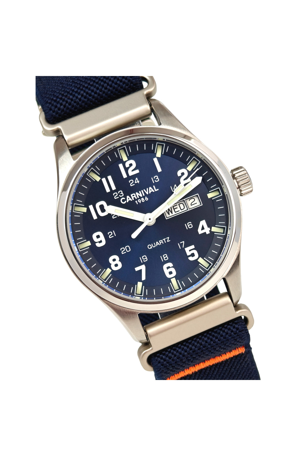 Чоловічий годинник  Carnival Millenium Indigo Blue, 2 ремінці