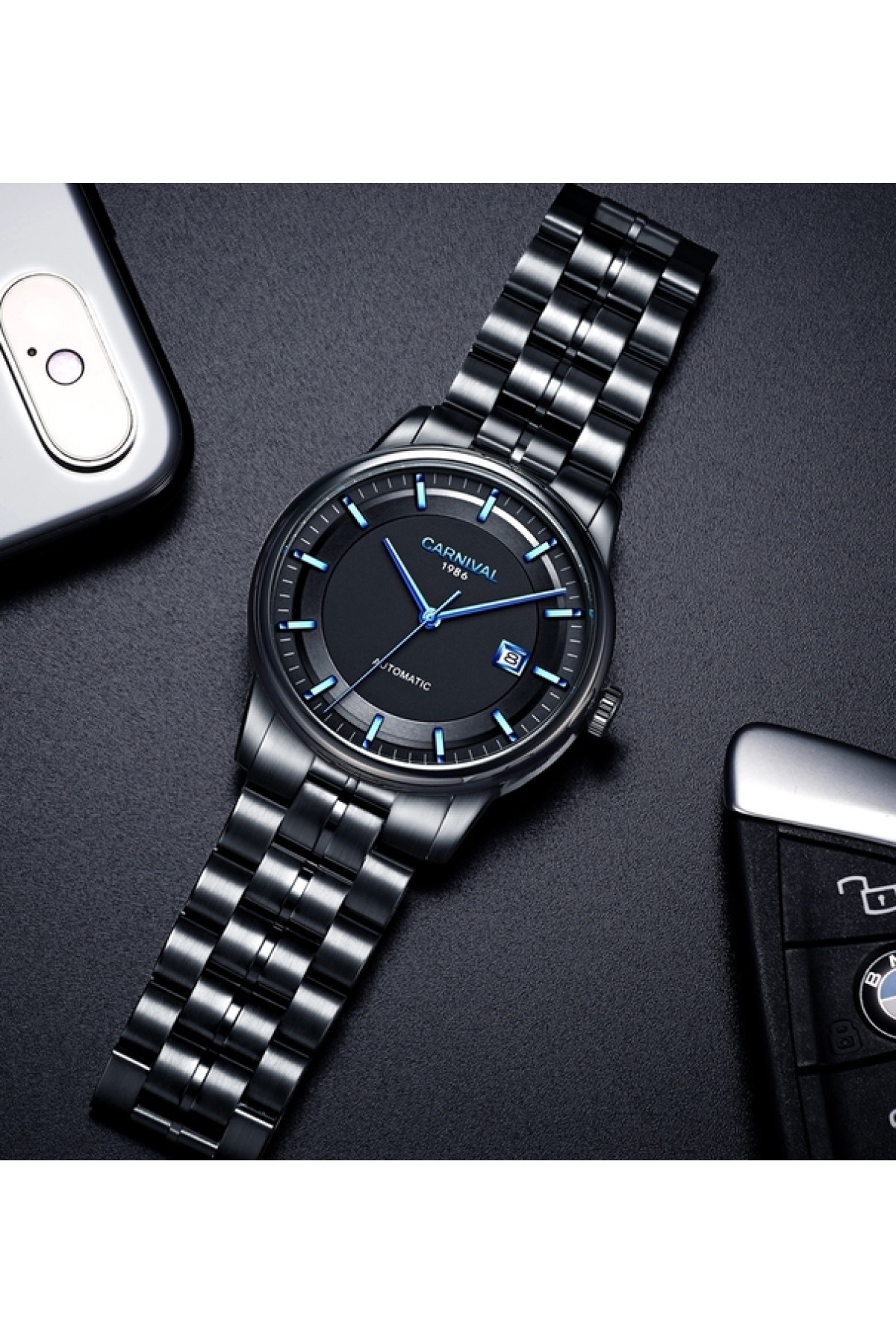 Чоловічий годинник  Carnival Special Smoky Magnetic, 2 ремінці