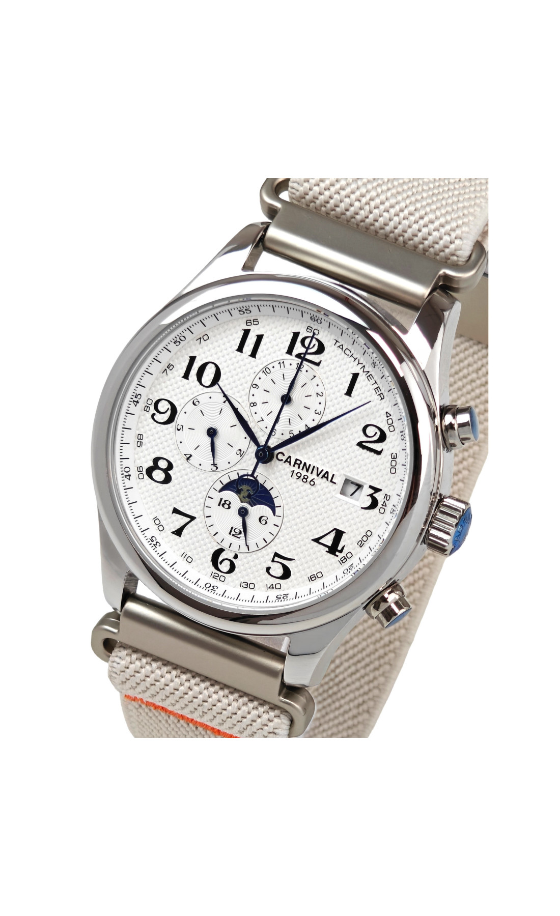 Чоловічий годинник  Carnival Masters White Sand, 2 ремінці