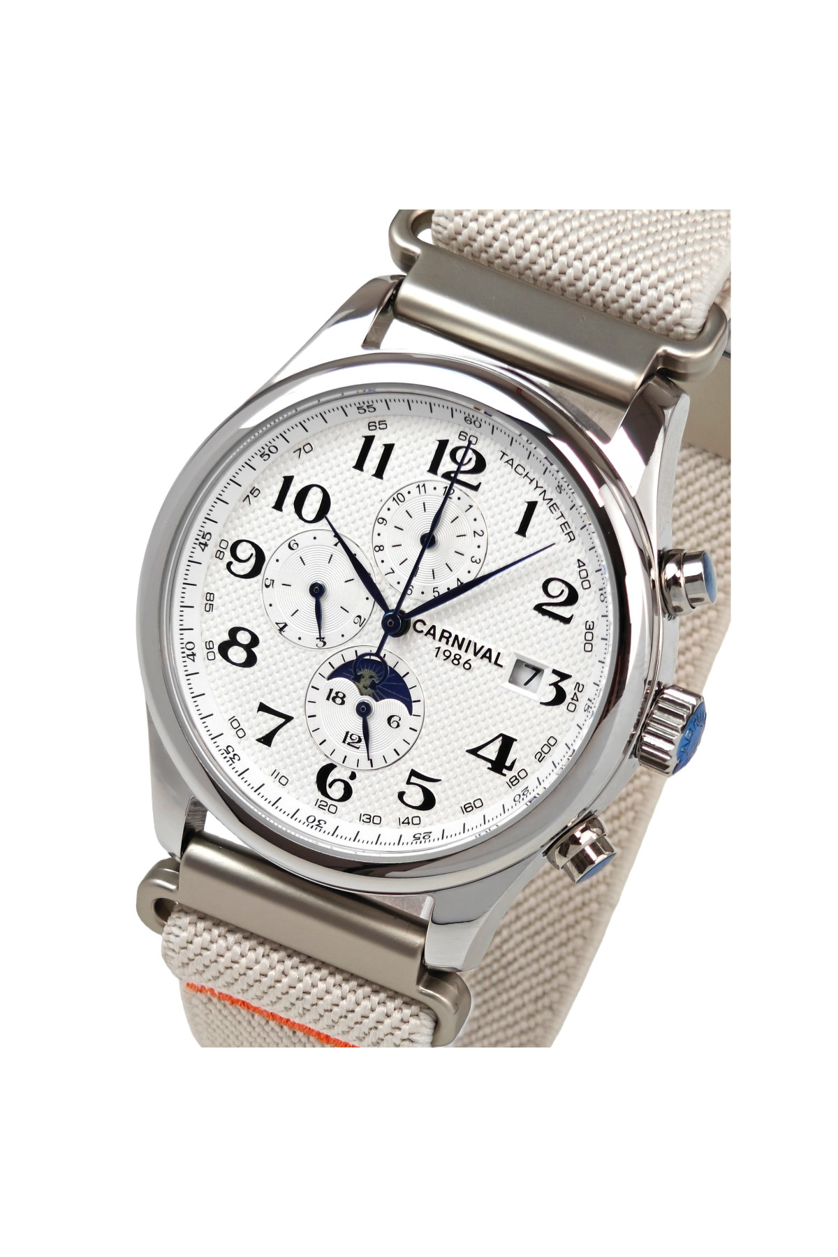 Чоловічий годинник  Carnival Masters White Sand, 2 ремінці