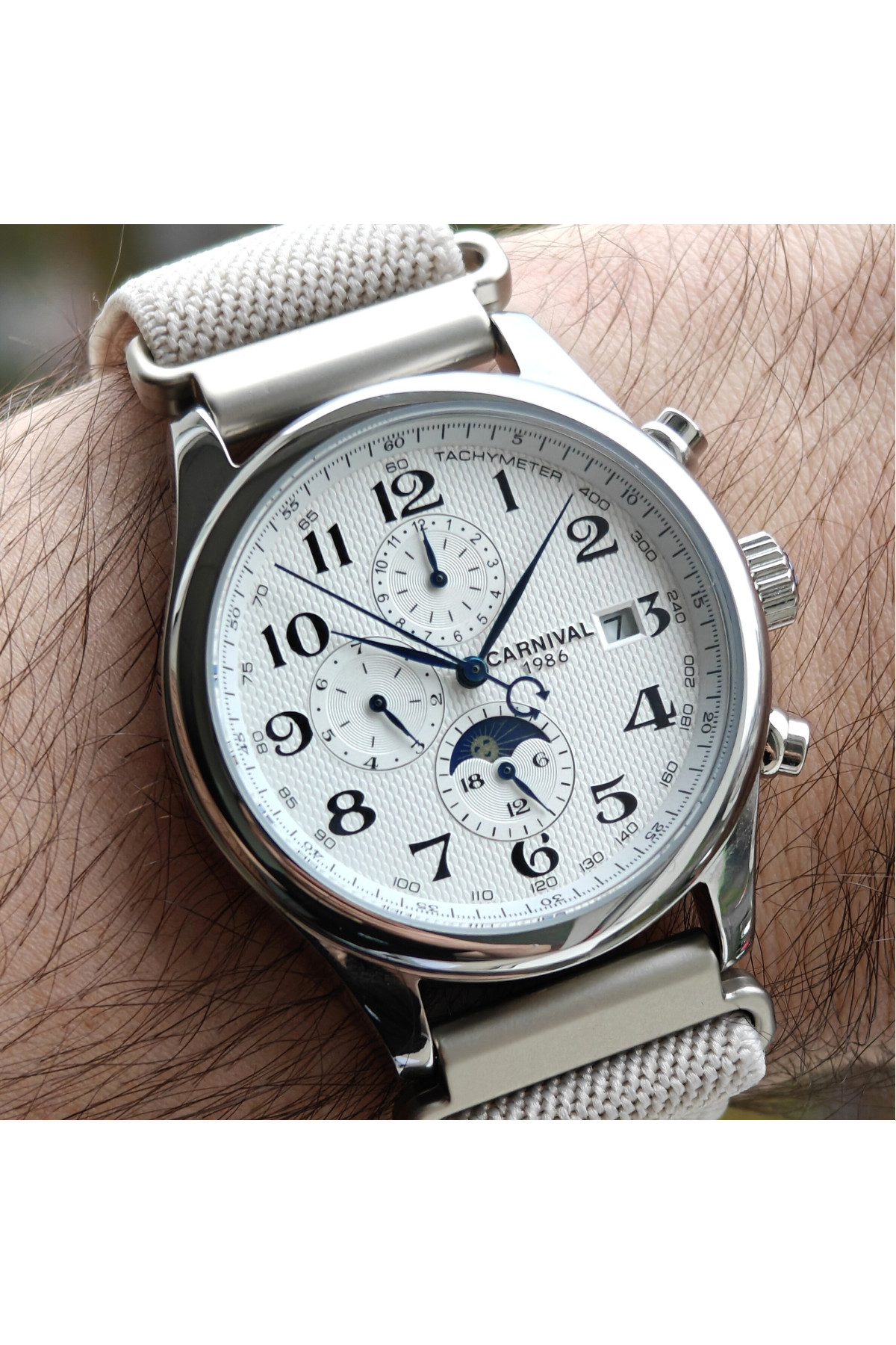 Чоловічий годинник  Carnival Masters White Sand, 2 ремінці