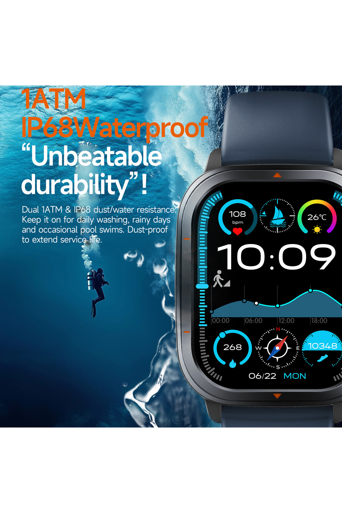 Смарт годинник  Smart Bavaro Nano Nylon, 2 ремінці