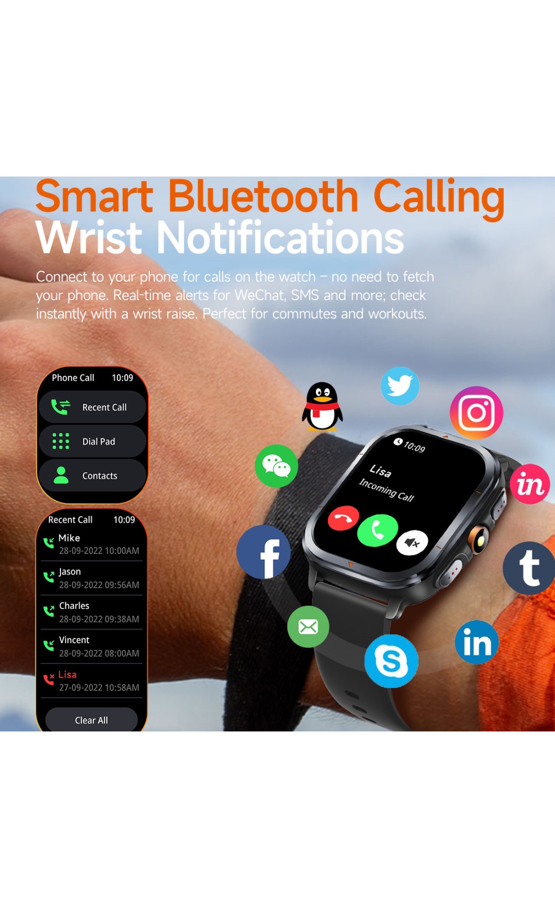 Смарт годинник  Smart Bavaro Nano Rubber, 2 ремінці