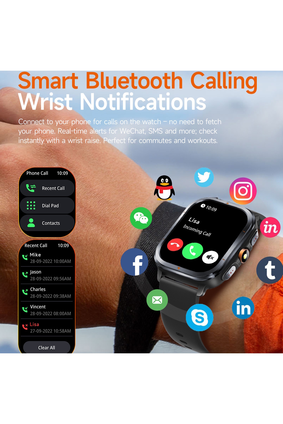 Смарт годинник  Smart Bavaro Nano Rubber, 2 ремінці