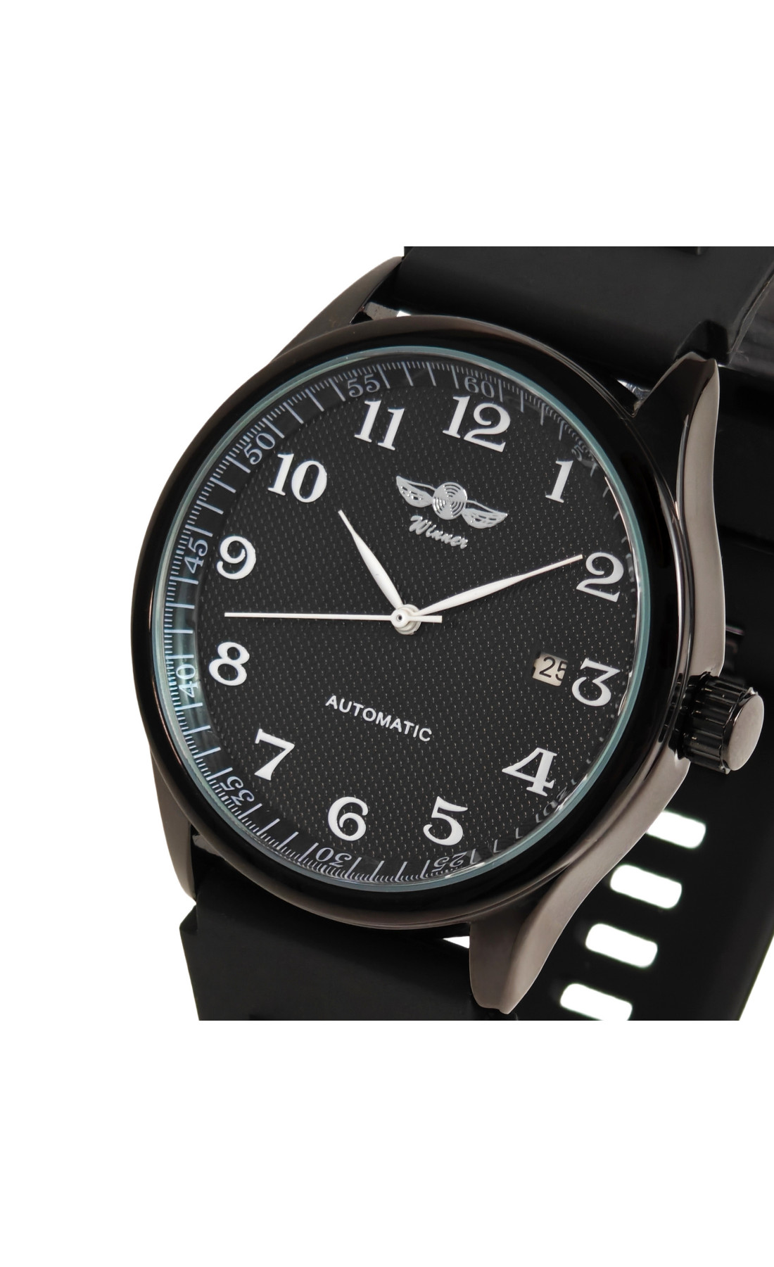 Чоловічий годинник  Winner Handsome Elastic Black, 2 ремінці