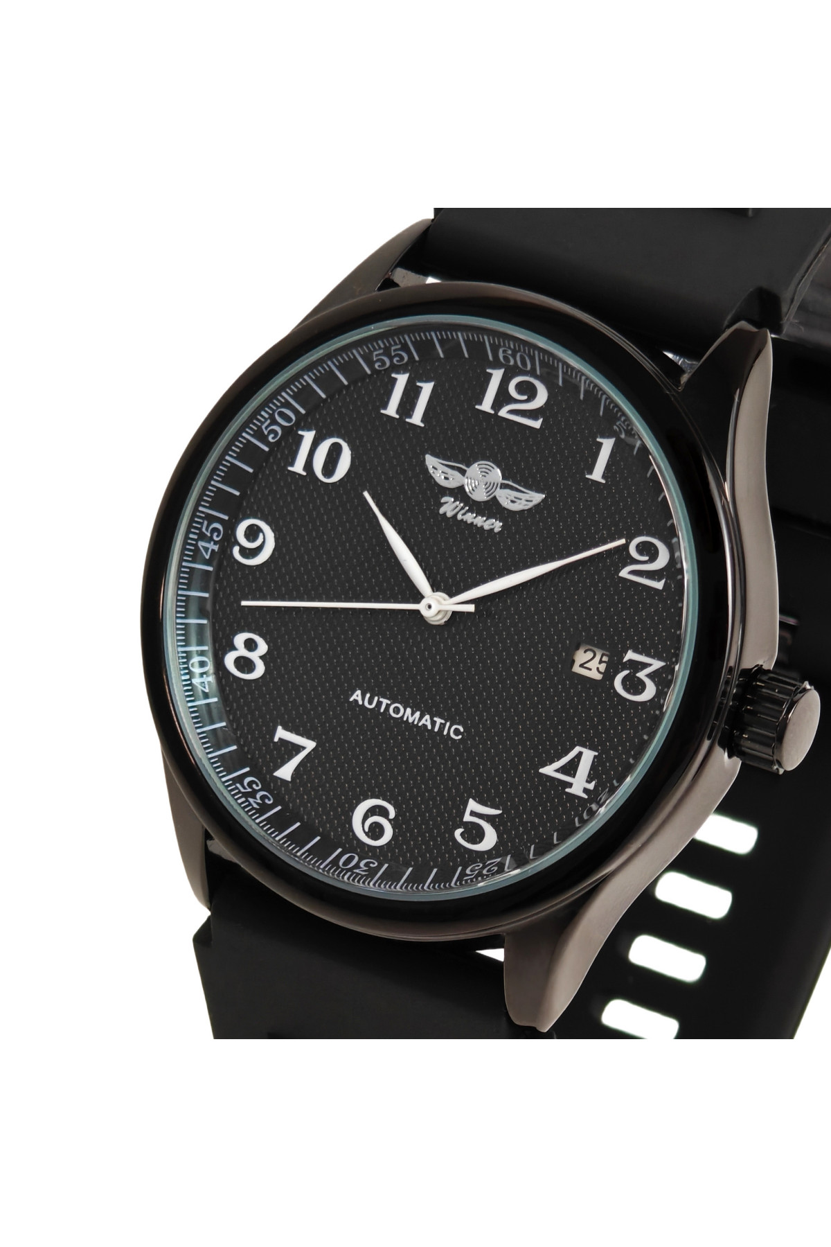 Чоловічий годинник  Winner Handsome Elastic Black, 2 ремінці