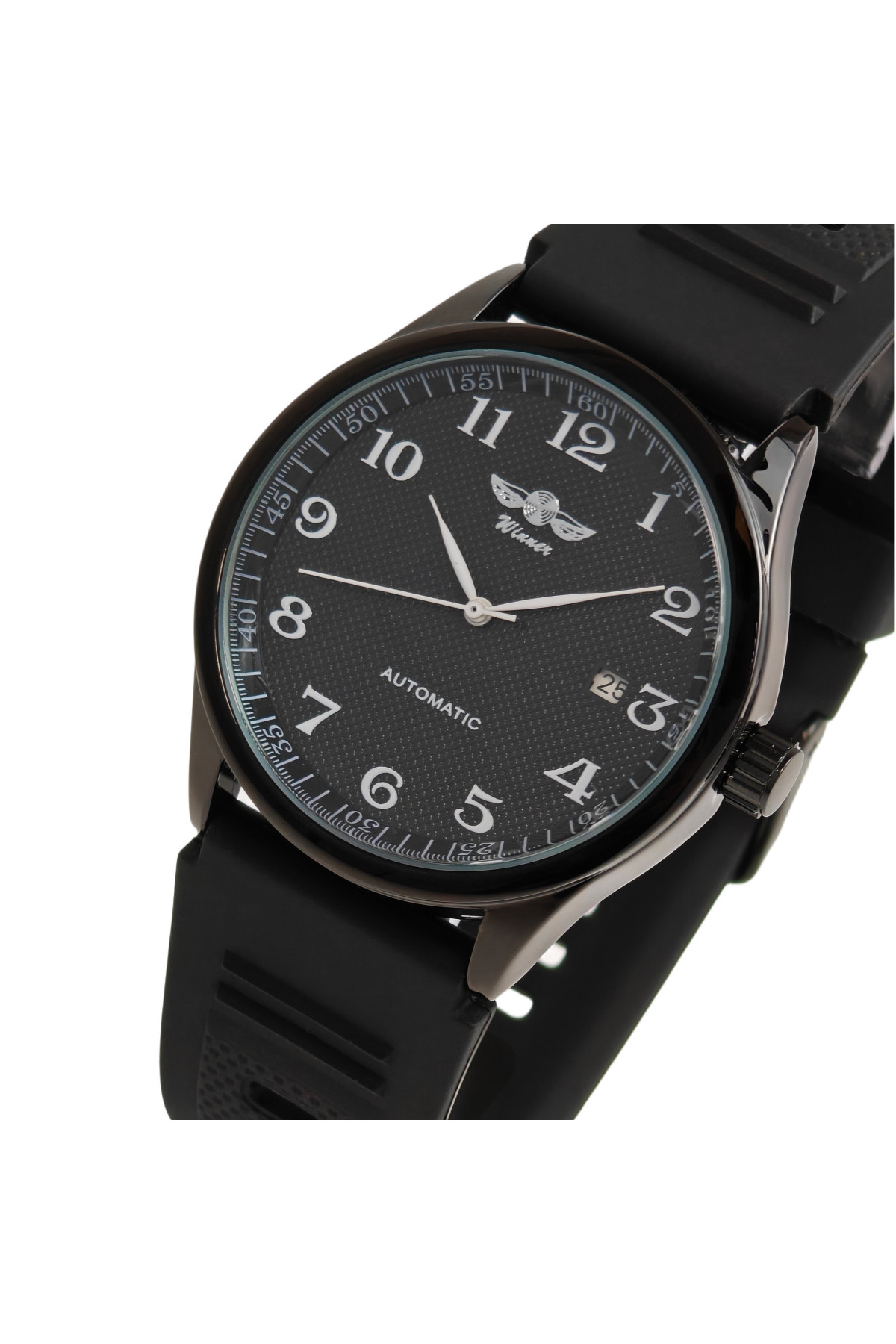 Чоловічий годинник  Winner Handsome Elastic Black, 2 ремінці