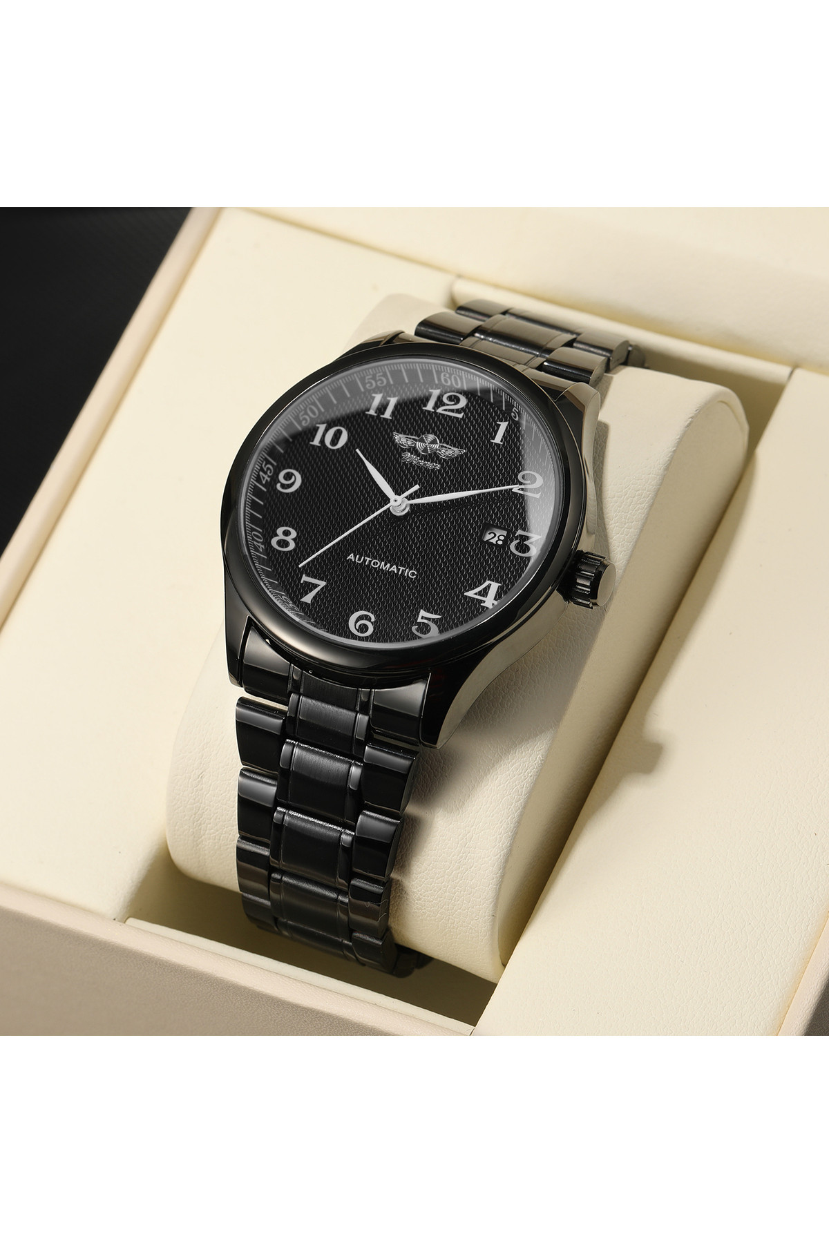 Чоловічий годинник  Winner Handsome Elastic Black, 2 ремінці