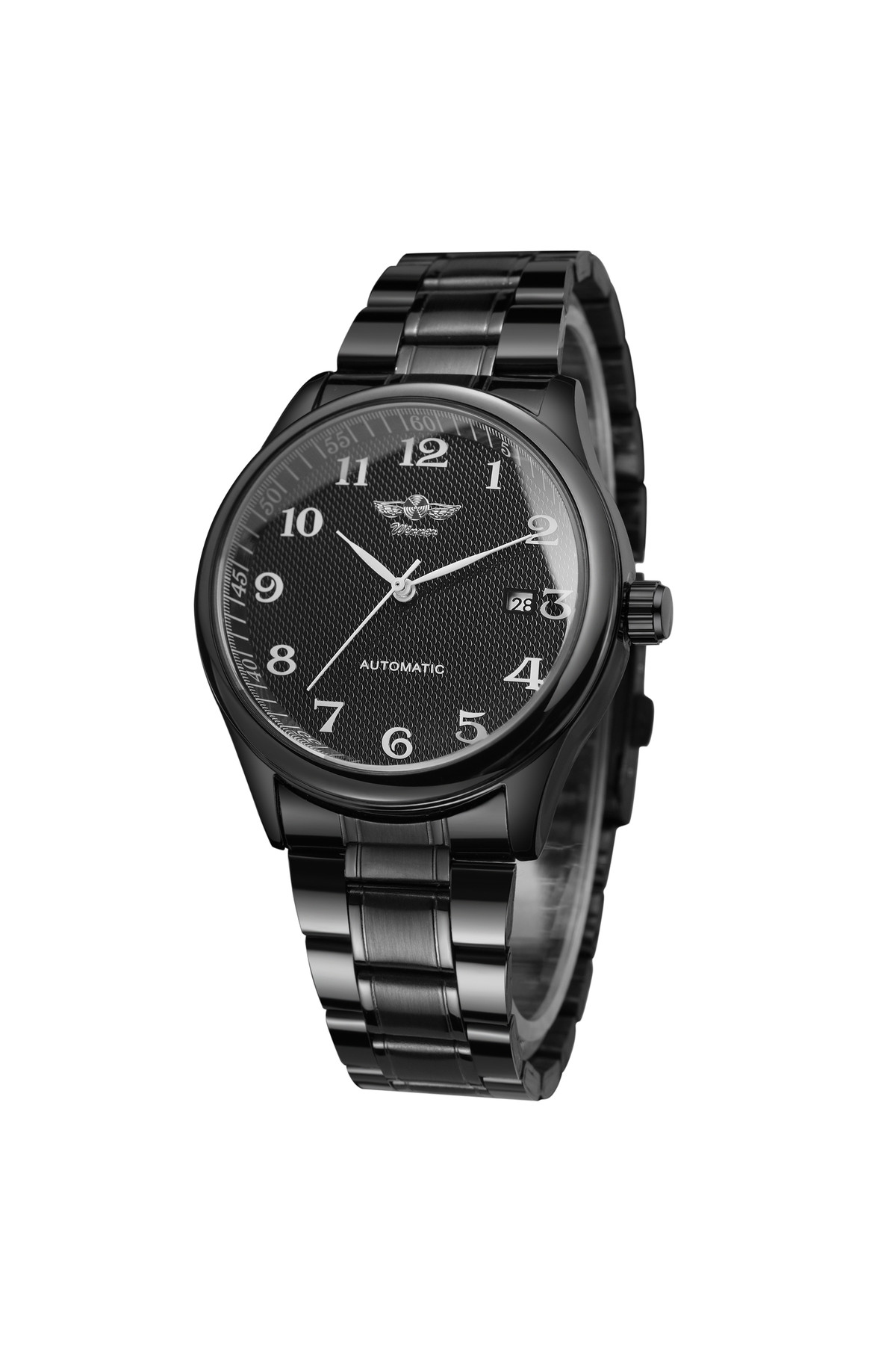 Чоловічий годинник  Winner Handsome Elastic Black, 2 ремінці