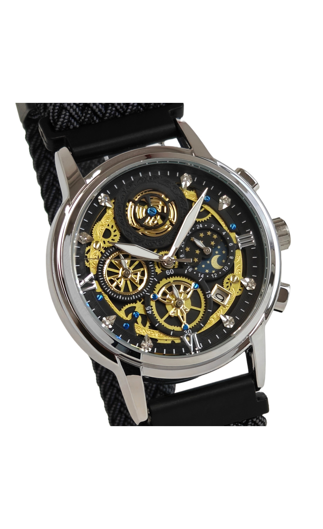 Чоловічий годинник  WishDoIt Baks Fantastic, 2 ремінці