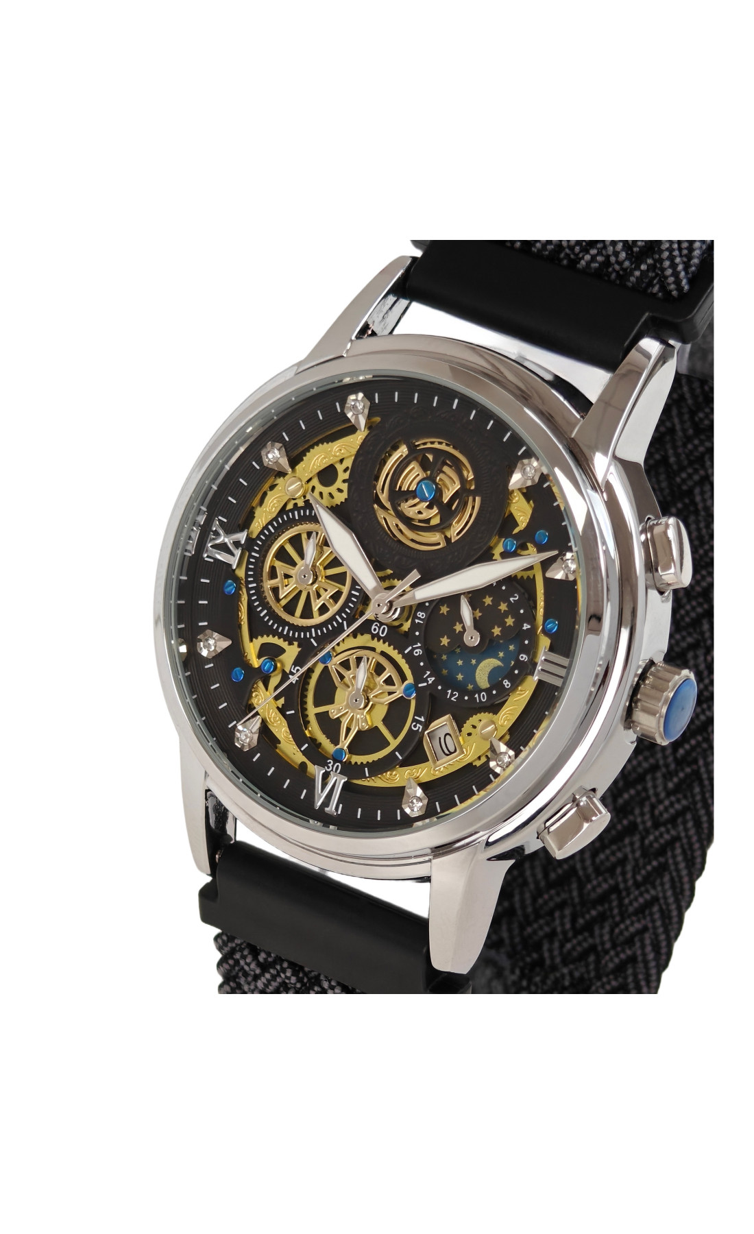 Чоловічий годинник  WishDoIt Baks Fantastic, 2 ремінці