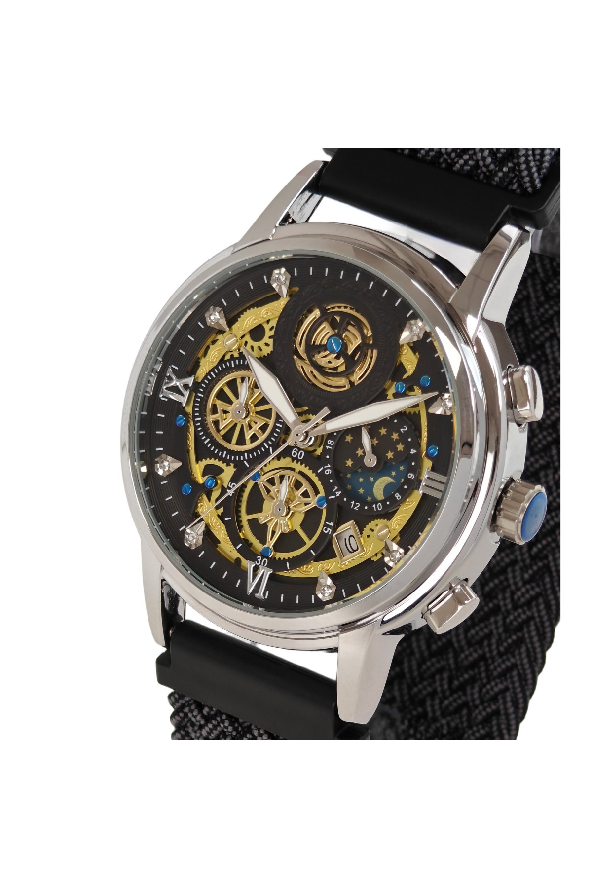 Чоловічий годинник  WishDoIt Baks Fantastic, 2 ремінці