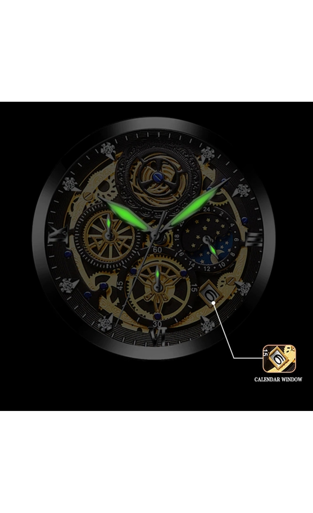 Чоловічий годинник  WishDoIt Baks Fantastic, 2 ремінці