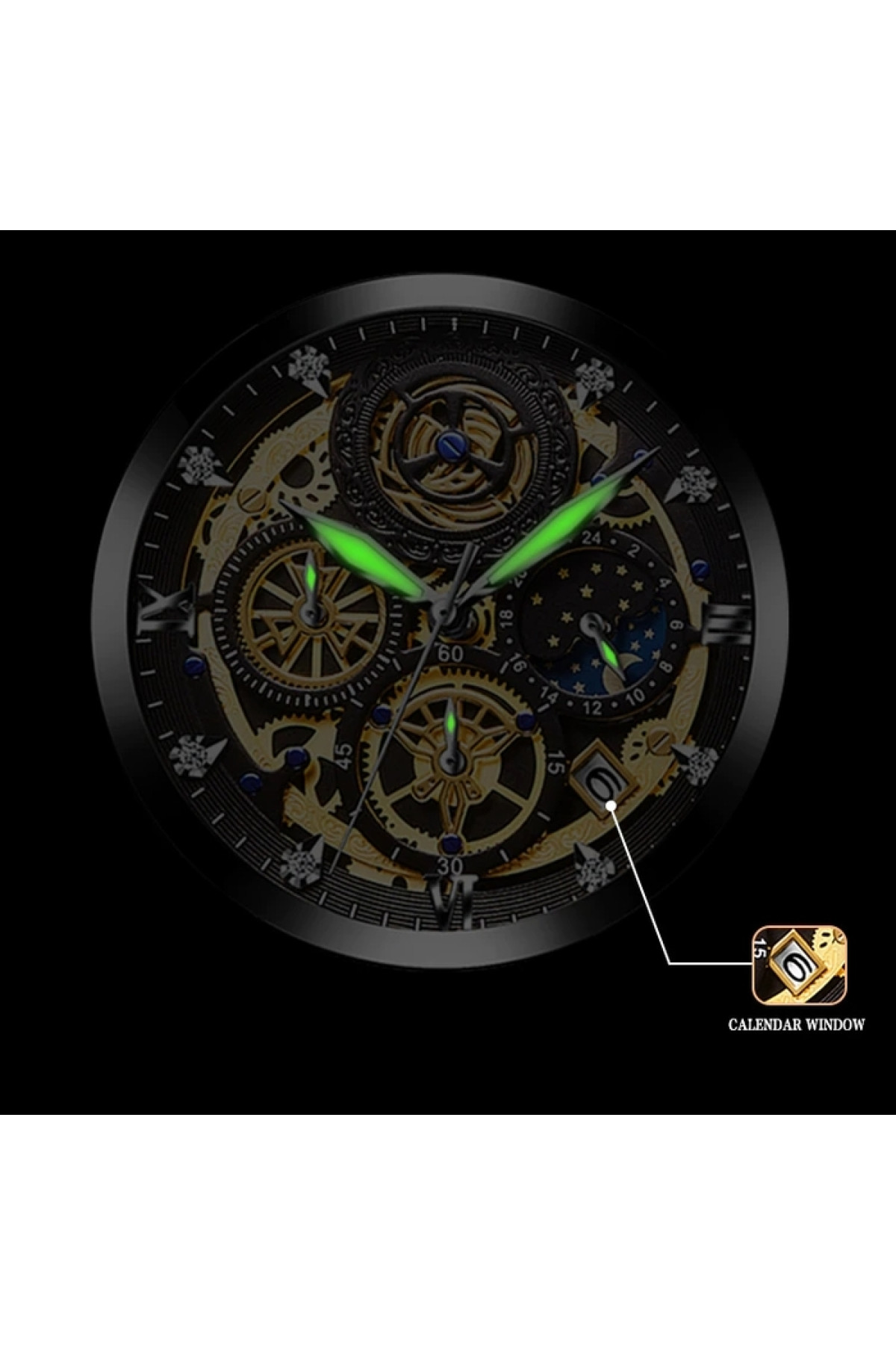 Чоловічий годинник  WishDoIt Baks Fantastic, 2 ремінці