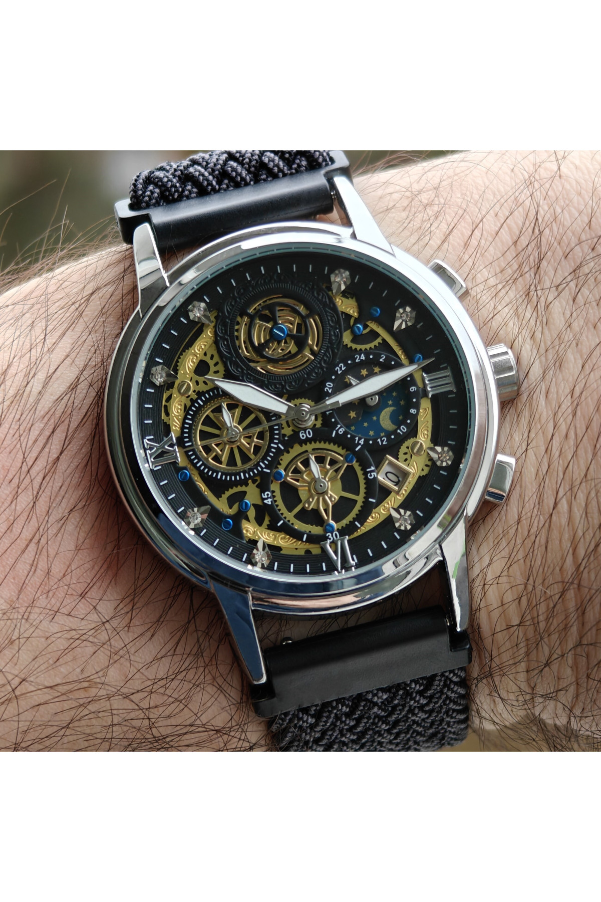 Чоловічий годинник  WishDoIt Baks Fantastic, 2 ремінці