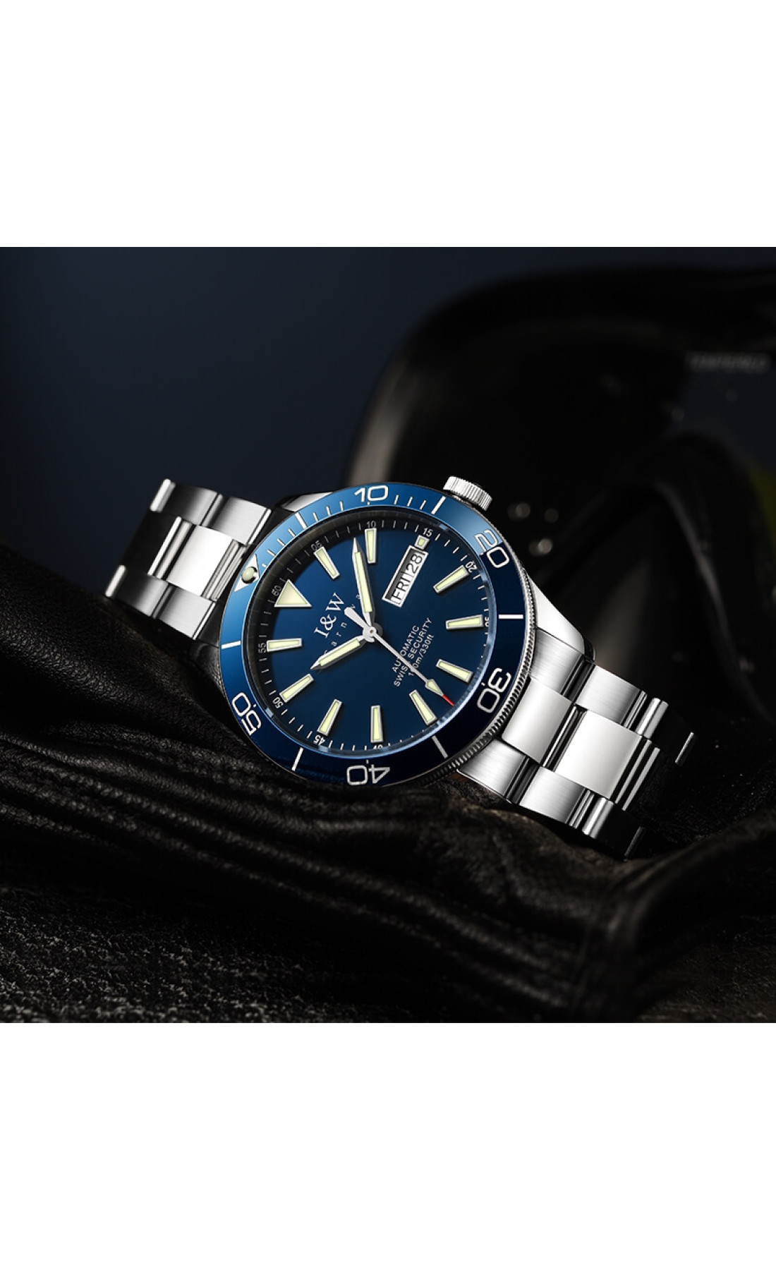 Чоловічий годинник  Carnival BlueMarine Nylon Strap 10 Bar, 2 ремінці