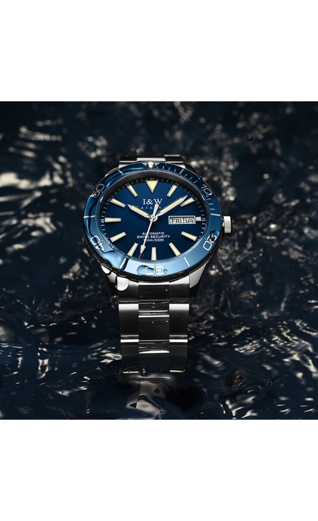 Чоловічий годинник  Carnival BlueMarine Nylon Strap 10 Bar, 2 ремінці