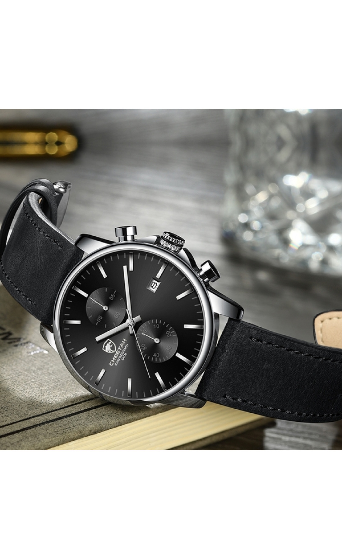 Чоловічий годинник  Cheetah Monaco Silverline, 2 ремінці