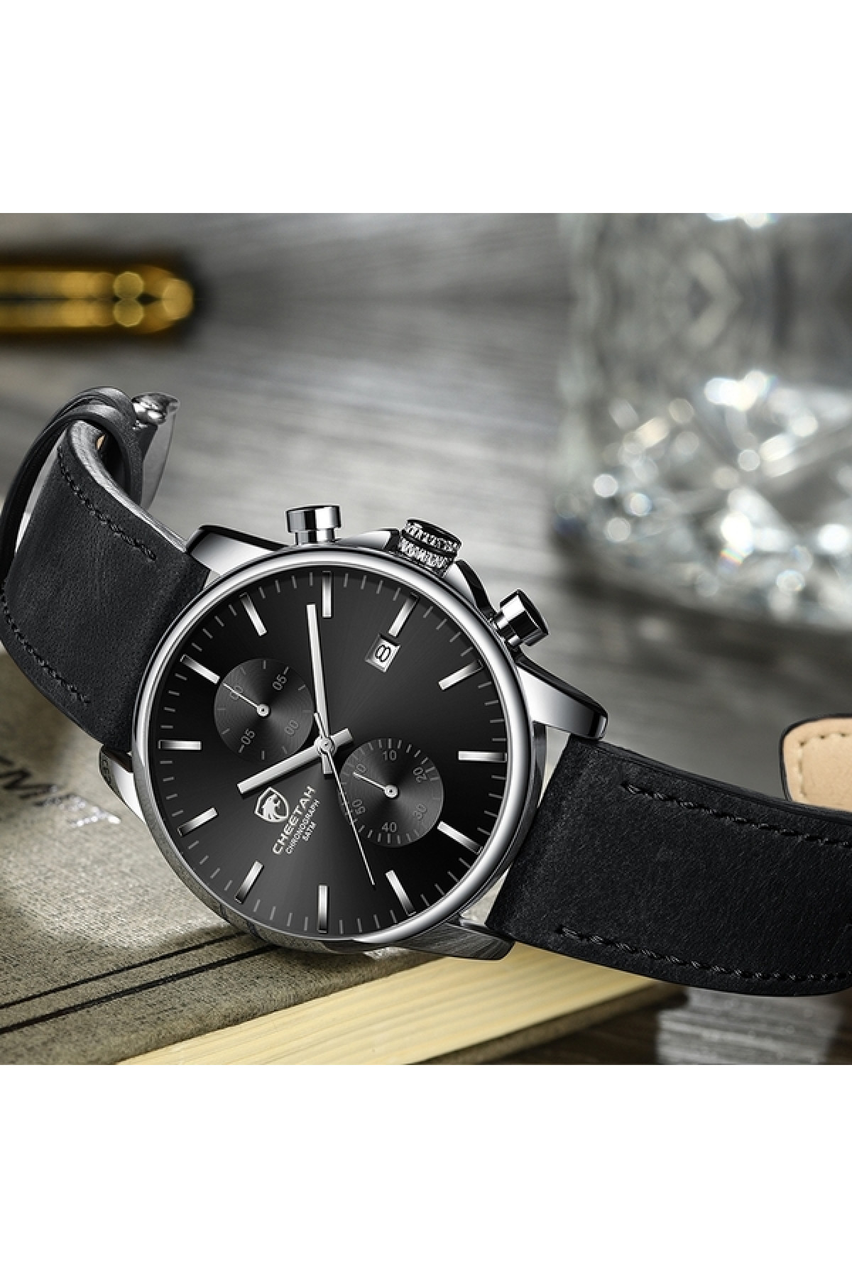 Чоловічий годинник  Cheetah Monaco Silverline, 2 ремінці