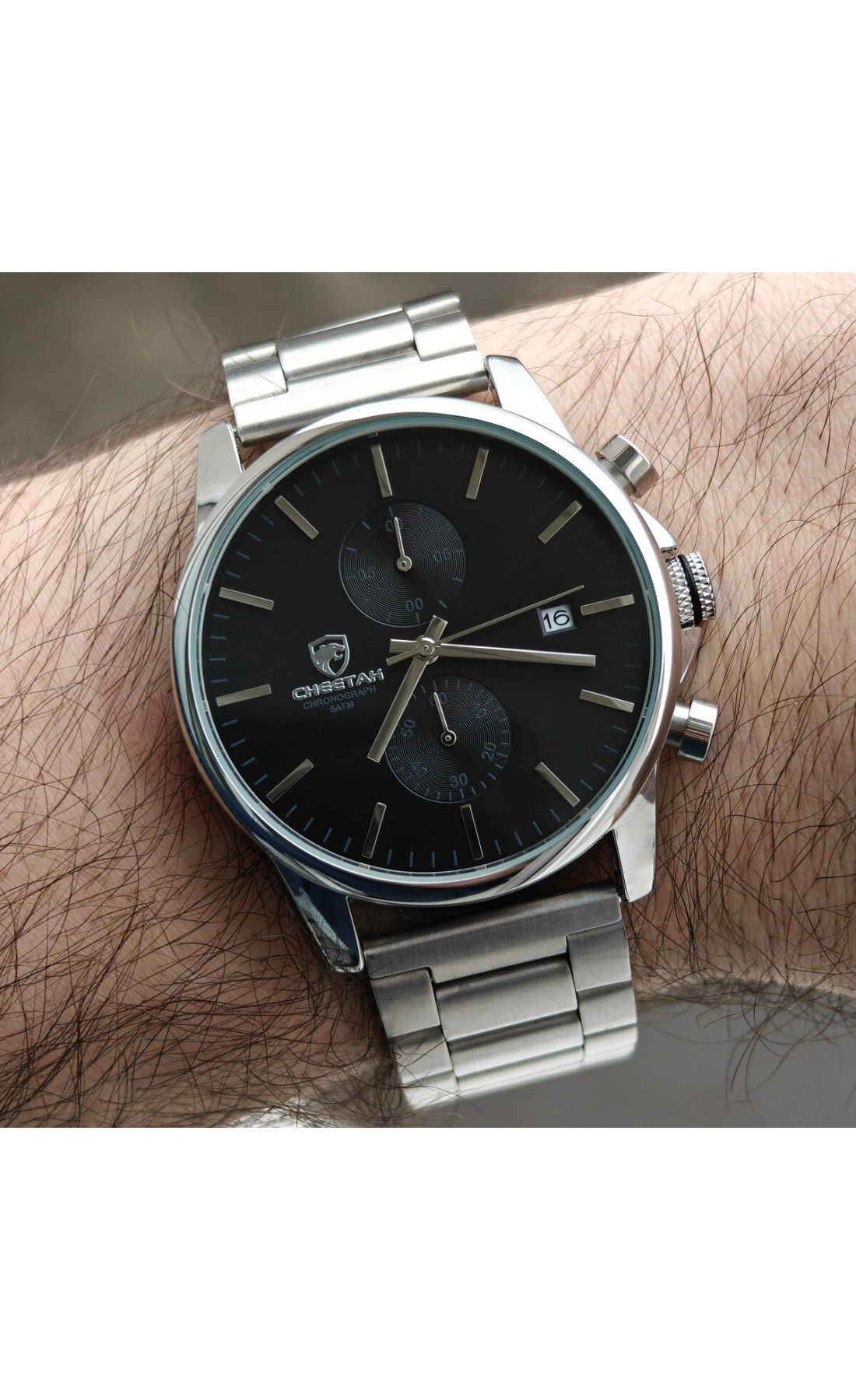 Чоловічий годинник  Cheetah Monaco Silverline, 2 ремінці