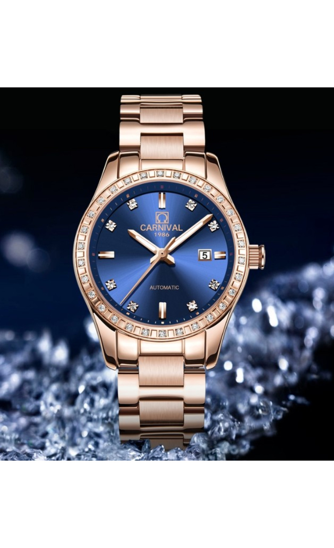 Жіночий годинник  Carnival Maldives Beige Flower, 2 ремінці