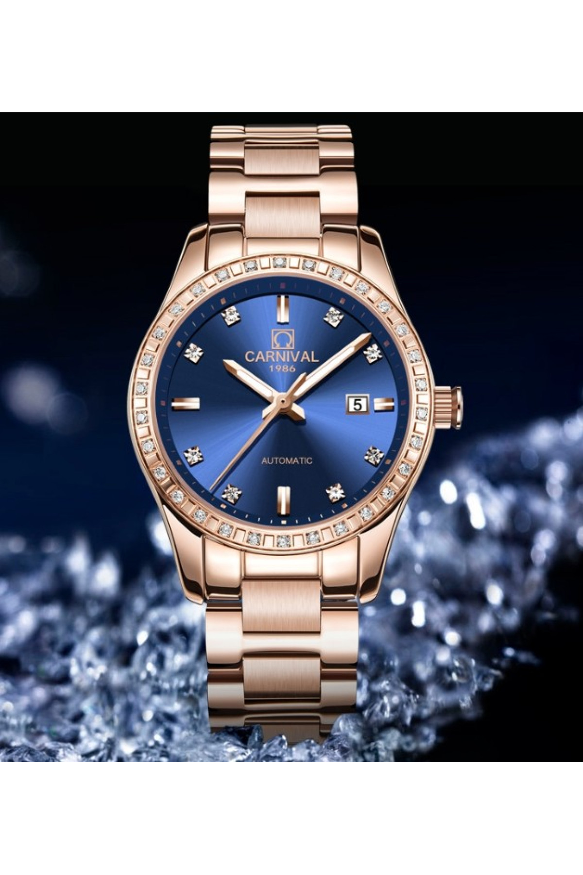 Жіночий годинник  Carnival Maldives Beige Flower, 2 ремінці