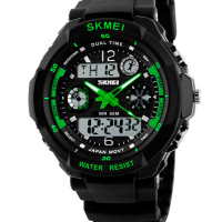 Чоловічий годинник  Skmei S-Shock Green 0931