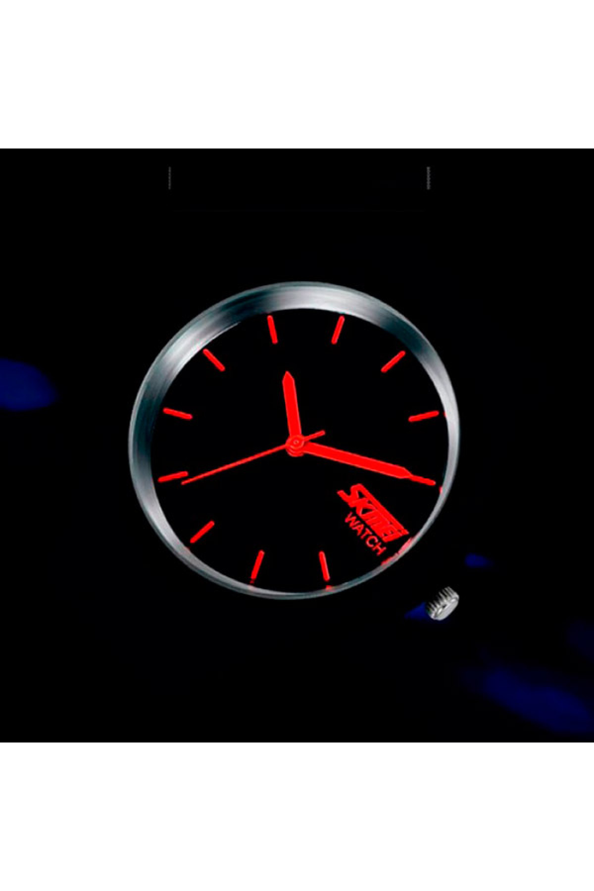 Жіночий годинник  Skmei Rubber Black 9068