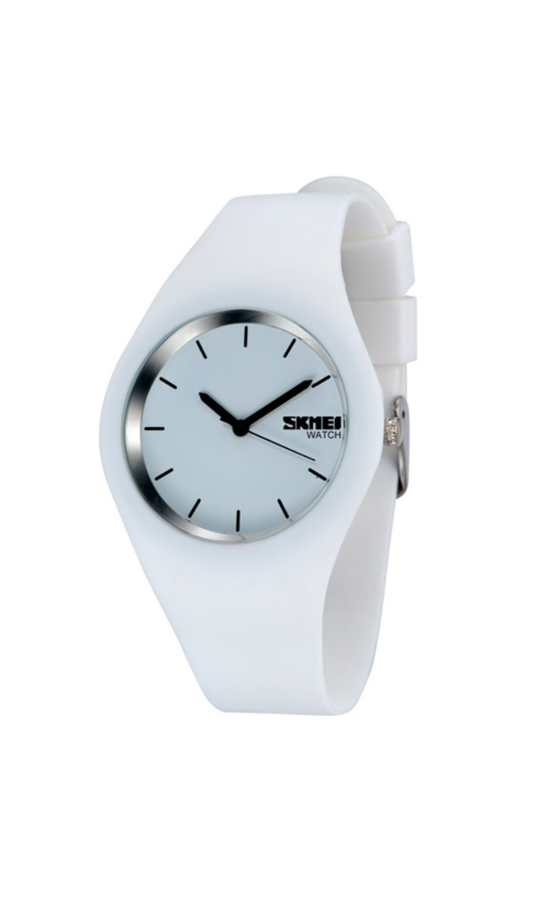 Жіночий годинник  Skmei Rubber White II 9068C