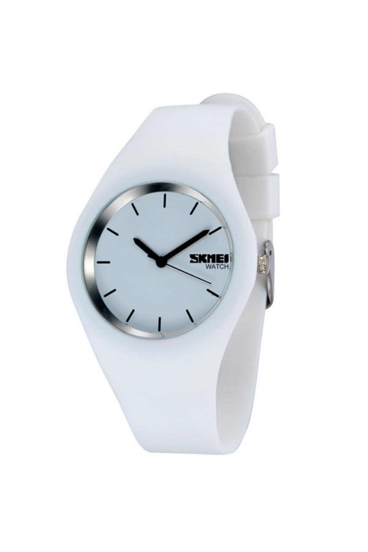 Жіночий годинник  Skmei Rubber White II 9068C