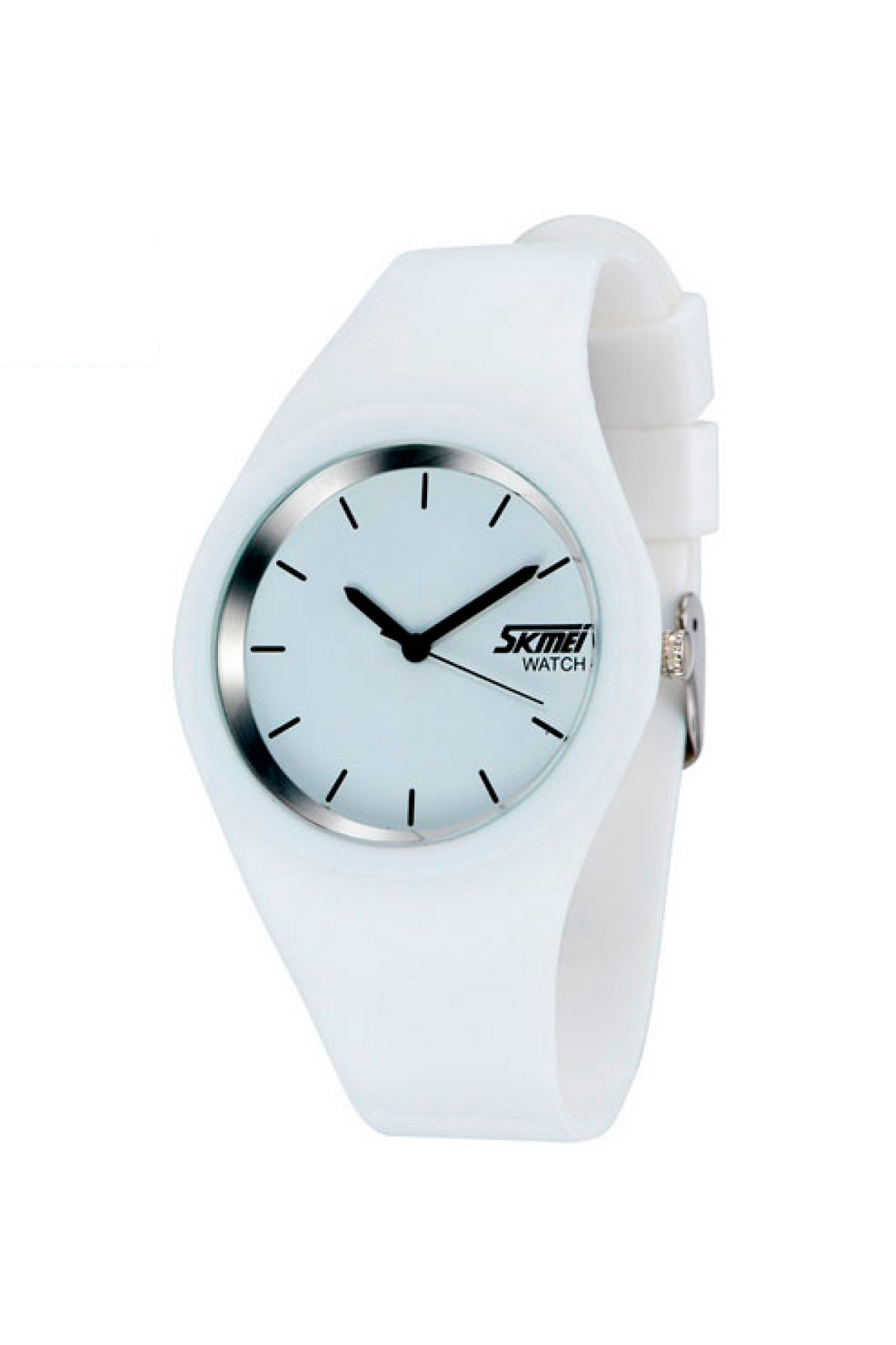 Жіночий годинник  Skmei Rubber White II 9068C