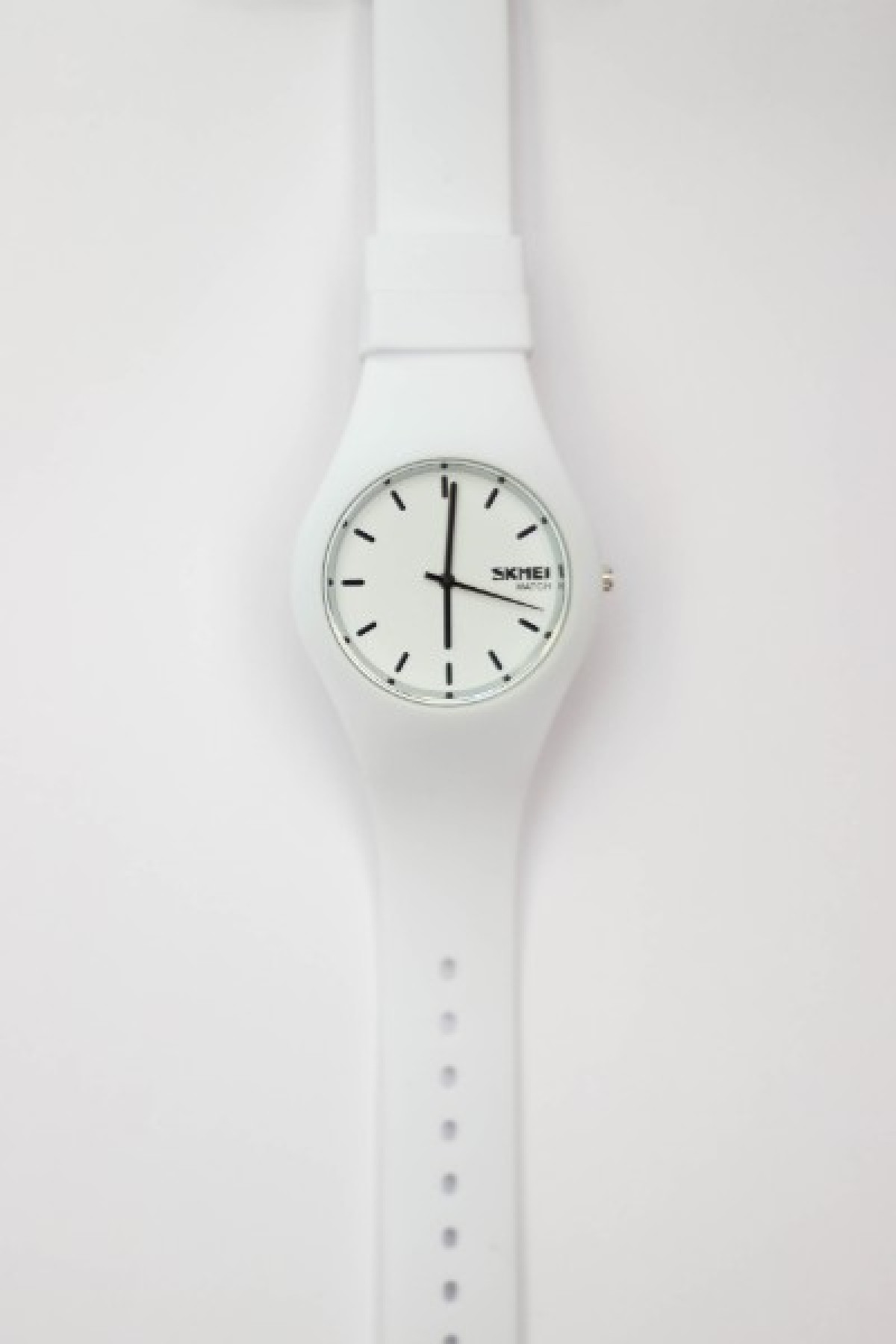 Жіночий годинник  Skmei Rubber White II 9068C