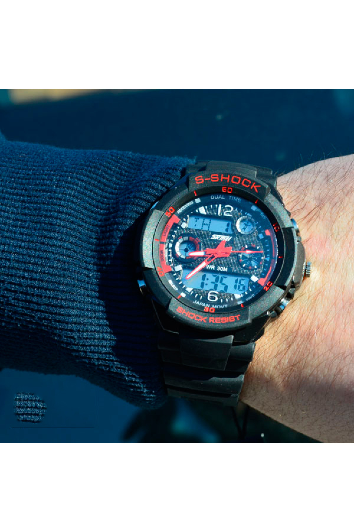 Чоловічий годинник  Skmei S-Shock Red 0931R