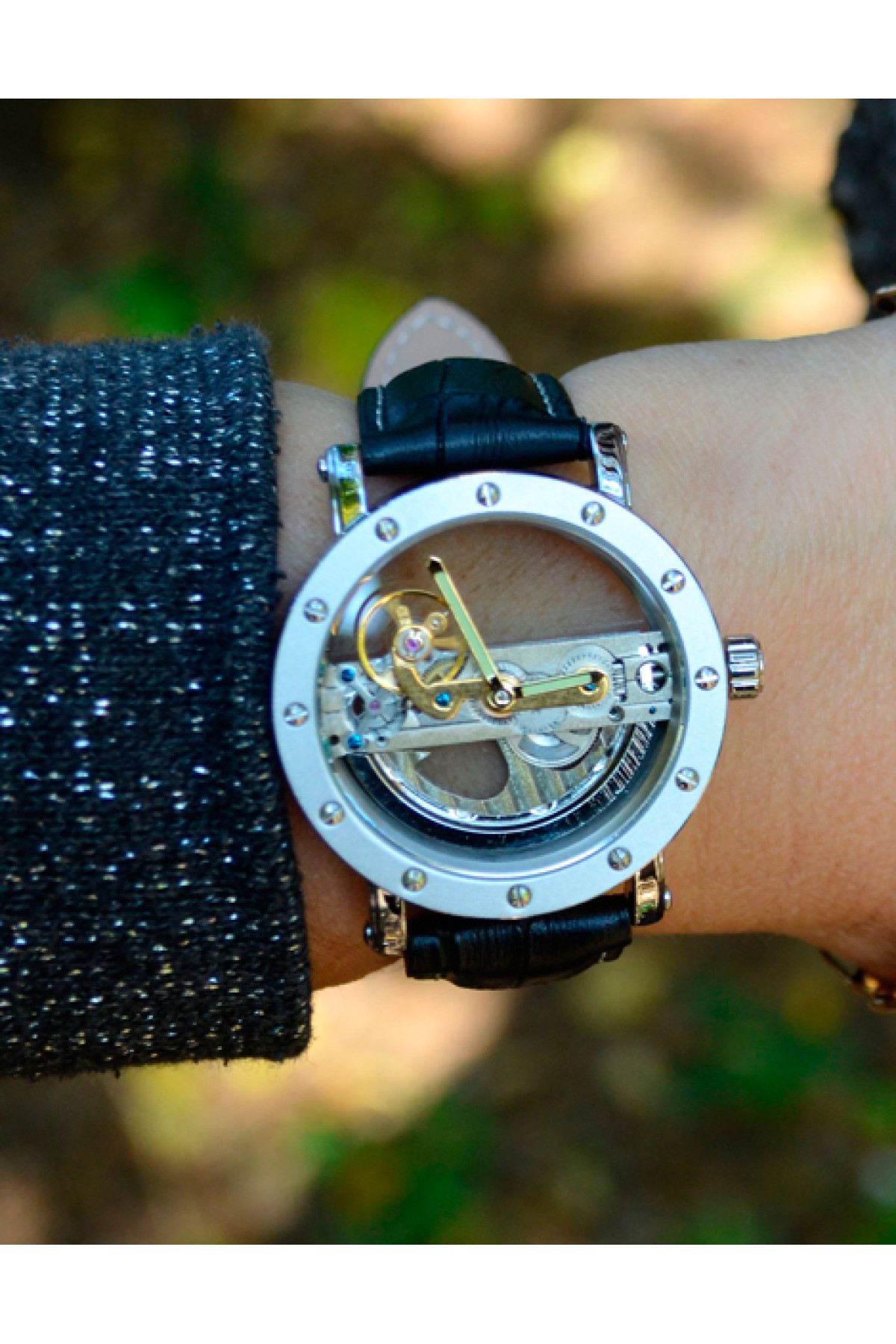 Жіночий годинник  Forsining Air Silver II