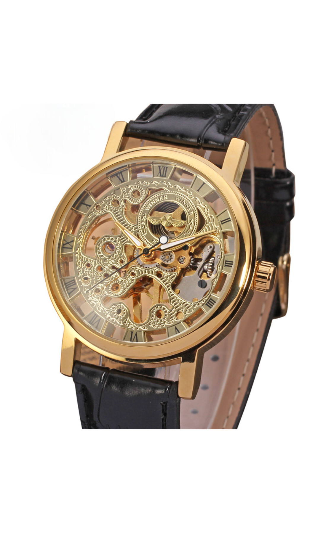 Жіночий годинник  Winner Gold Brown