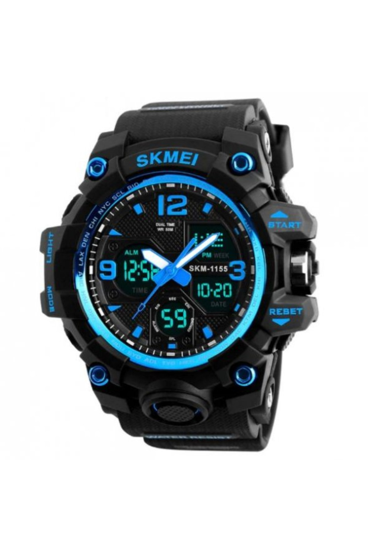 Чоловічий годинник  Skmei Hamlet Blue 1155B