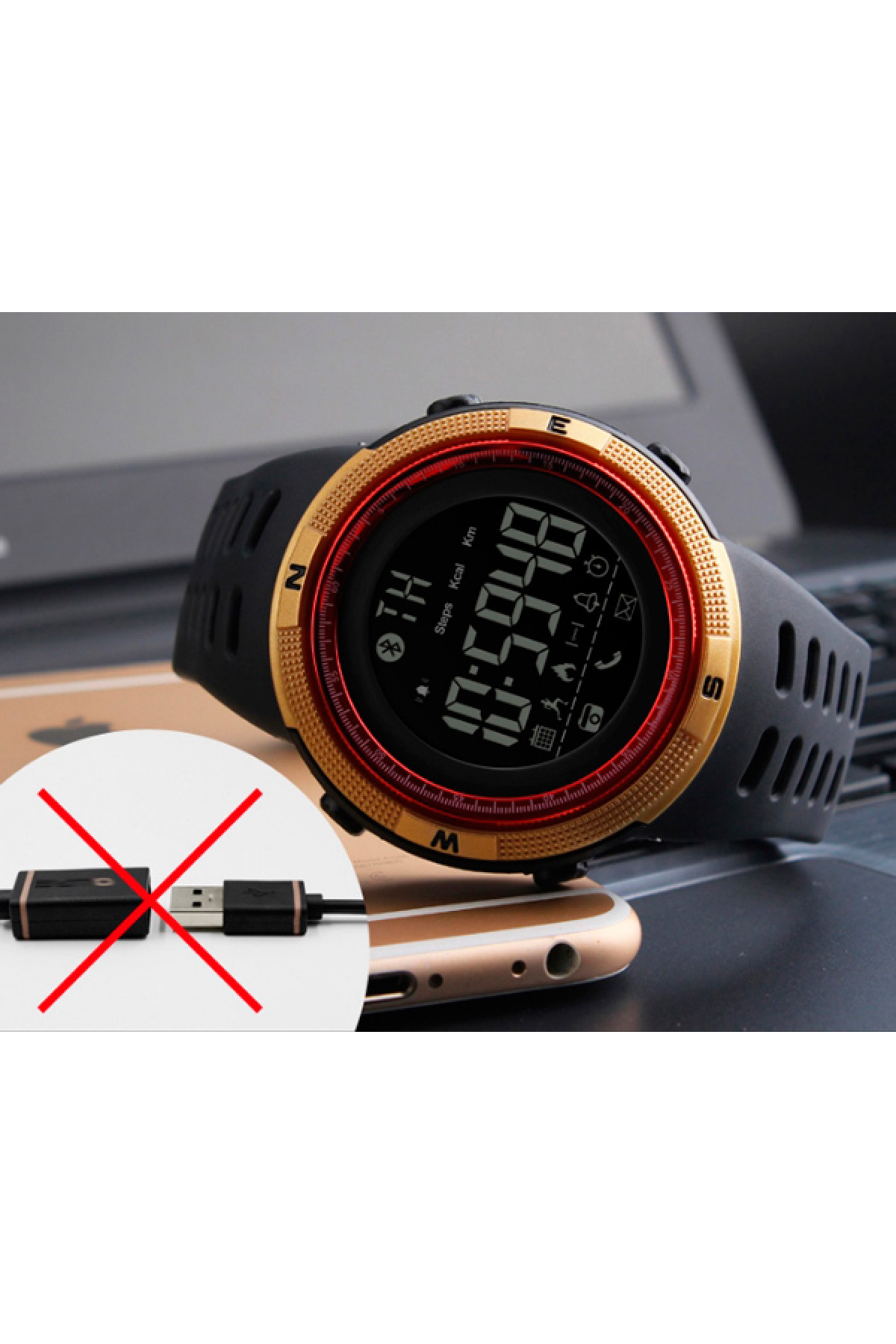 Смарт годинник  Smart Skmei Clever 1250 Black