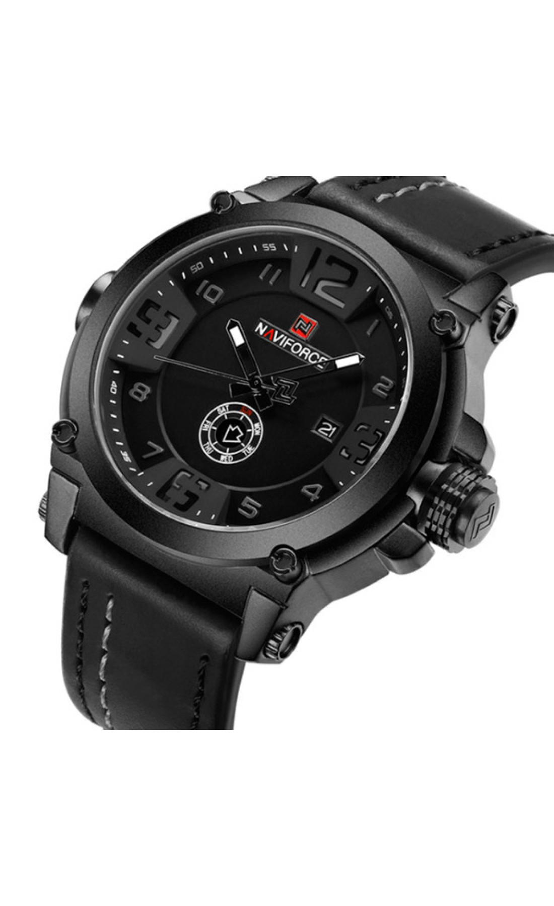 Чоловічий годинник  Naviforce Plaza Black NF9099