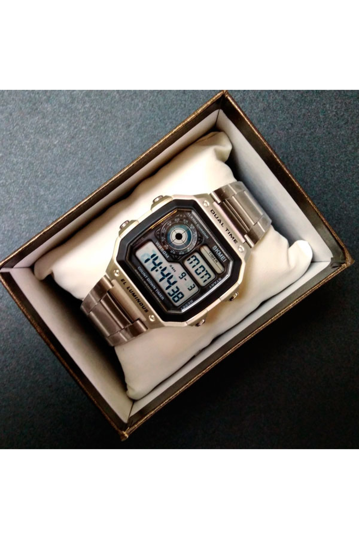 Чоловічий годинник  Skmei Ripple Silver 1335S