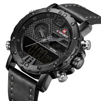 Чоловічий годинник  Naviforce Next Black 9134
