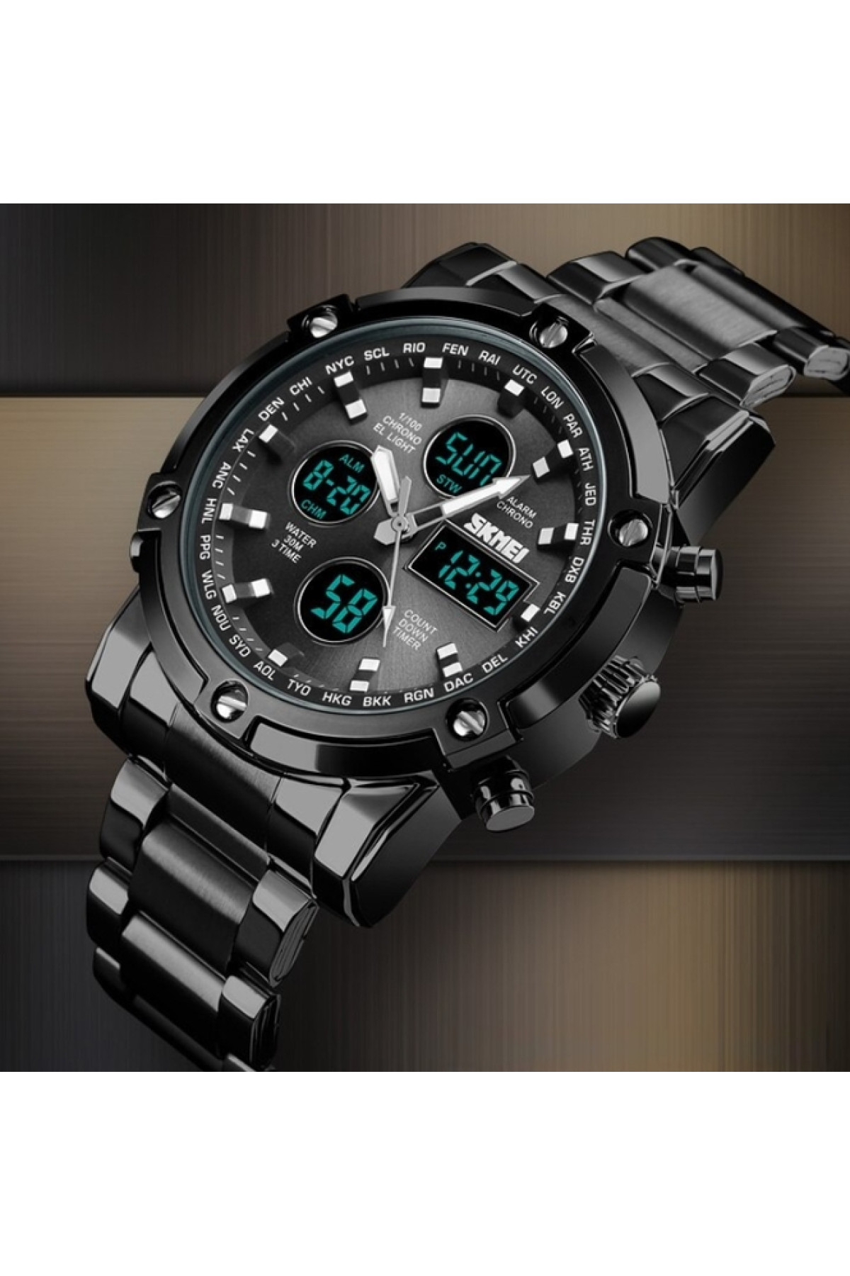 Чоловічий годинник  Skmei Molot Limited AllBlack