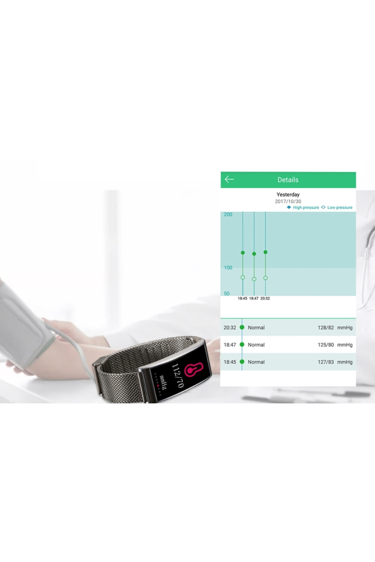 Жіночий годинник  Smart Mioband PRO Silver