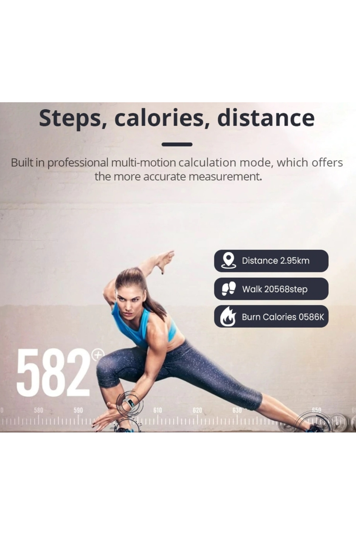 Жіночий годинник  Smart Mioband PRO Silver
